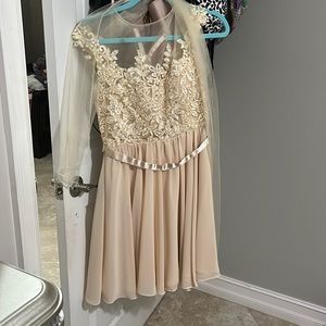 Nude medium Quinces dress